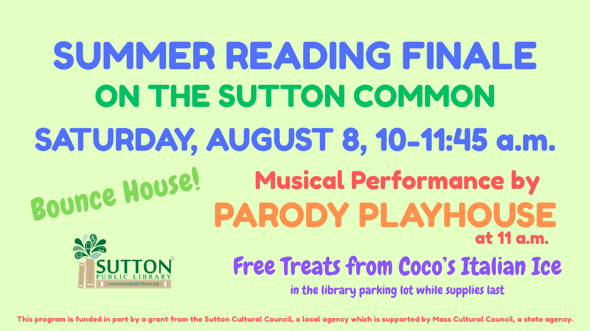 summer reading finale
